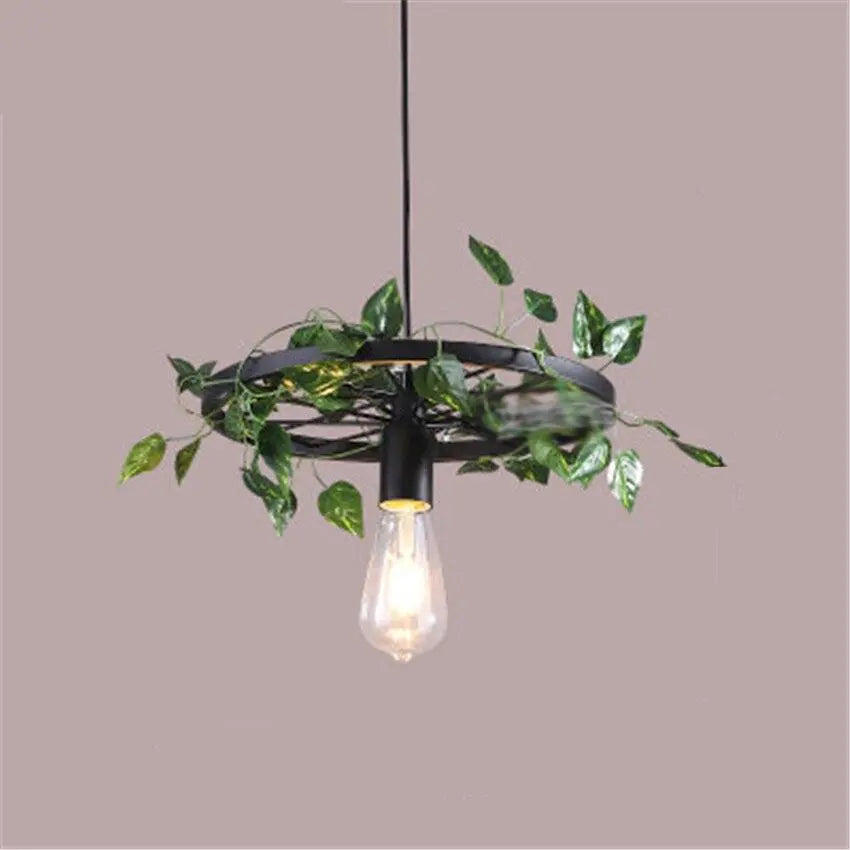 Vintage Birdcage Pendant Light Iron E27 5 Forms Black