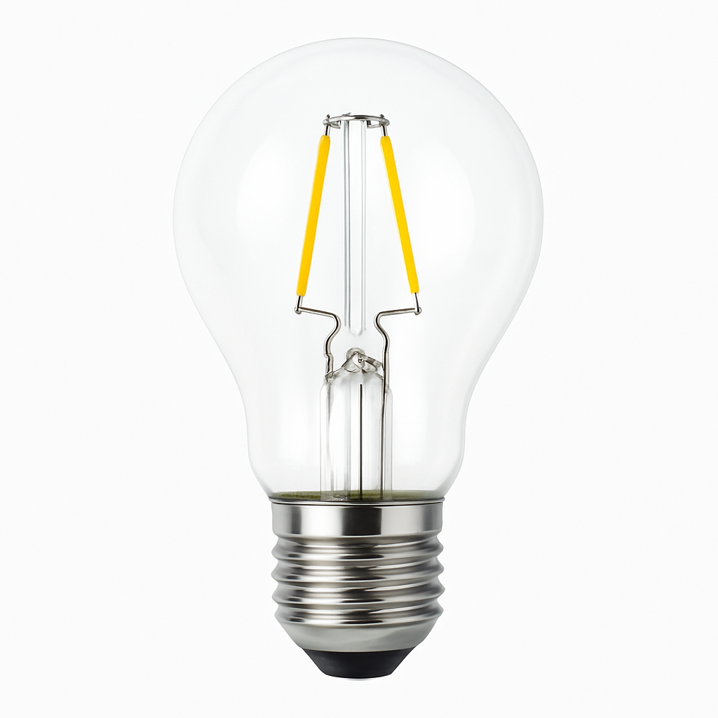 A60 LED Filament Bulb E27 2W–8W Warm & Cool White