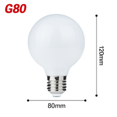 G80 Globe LED Bulb E27 5W Warm & Cool White
