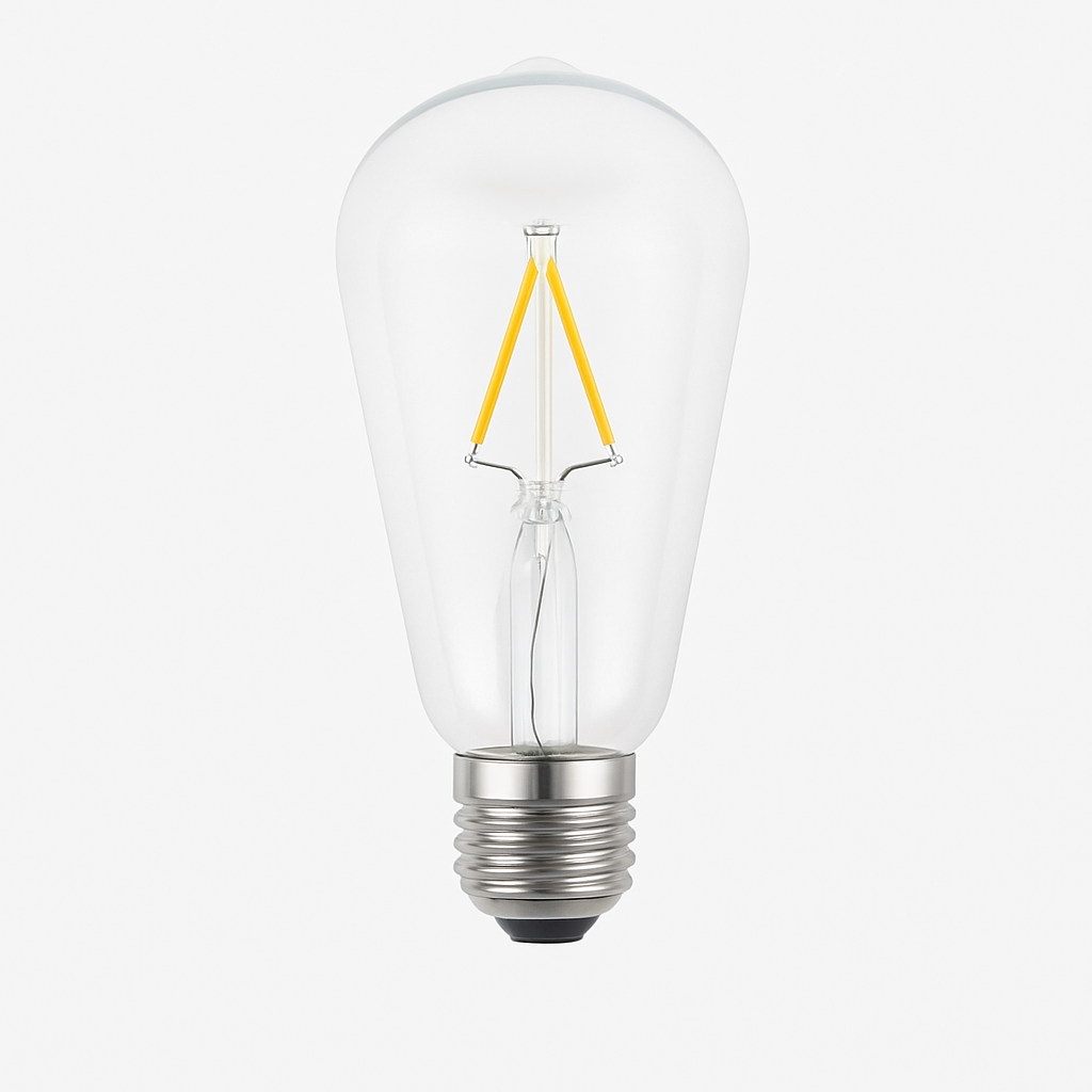 ST64 LED Filament Bulb E27 2W–8W Warm & Cool White