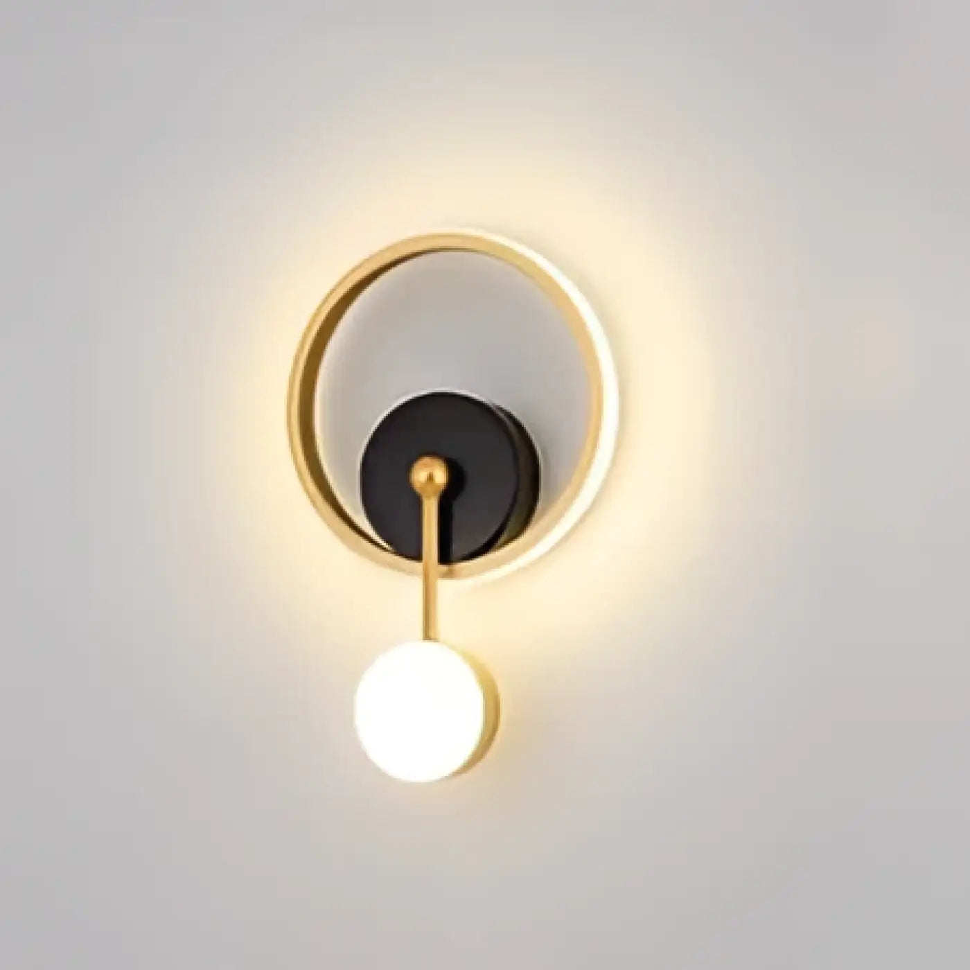 Geometric Iron Wall Sconce E27 Round Diamond Oval