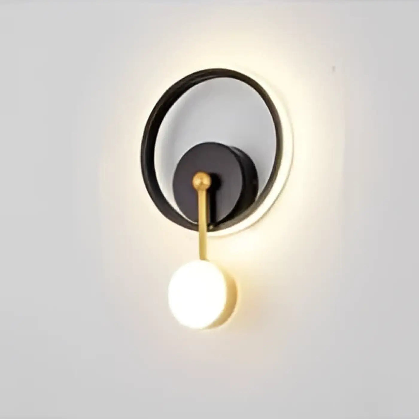 Geometric Iron Wall Sconce E27 Round Diamond Oval