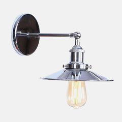 Vintage Metal Wall Light Polished Finish Orientable E27 Max 40W