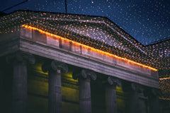 Solar String Lights, IP44, 8 Modes, Dusk Sensor, 8 Colours