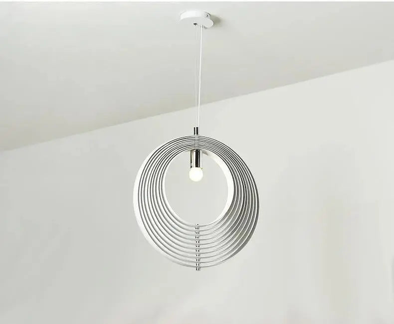Modern Vintage Pendant Light Wood Iron E27 35–43 cm