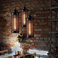 Vintage Industrial Pendant Light Iron E27 Ø24 cm 100 cm Cable