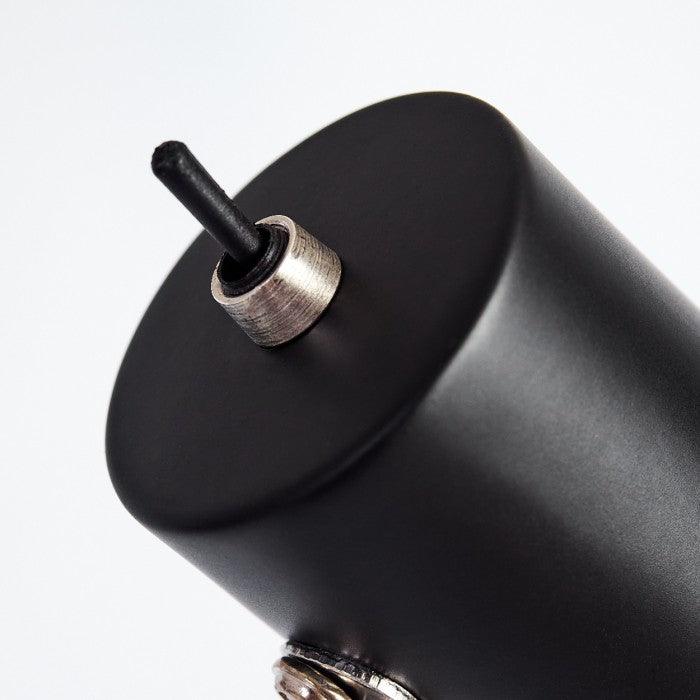 Industrial Design Floor Lamp Black Thermolacquered Metal E27 160 cm
