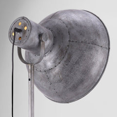 Raw Industrial Cinema Floor Lamp Grey Iron Pivoting Projector E27 220cm