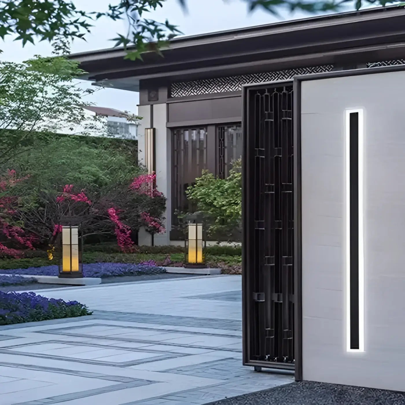Outdoor LED Wall Light Black Aluminium Dimmable IP65 S to XXXXL