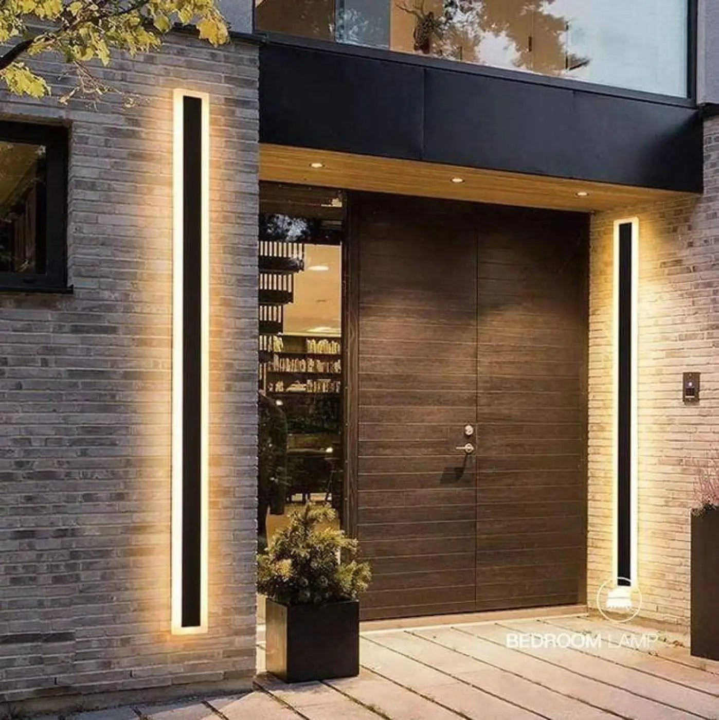 Outdoor LED Wall Light Black Aluminium Dimmable IP65 S to XXXXL