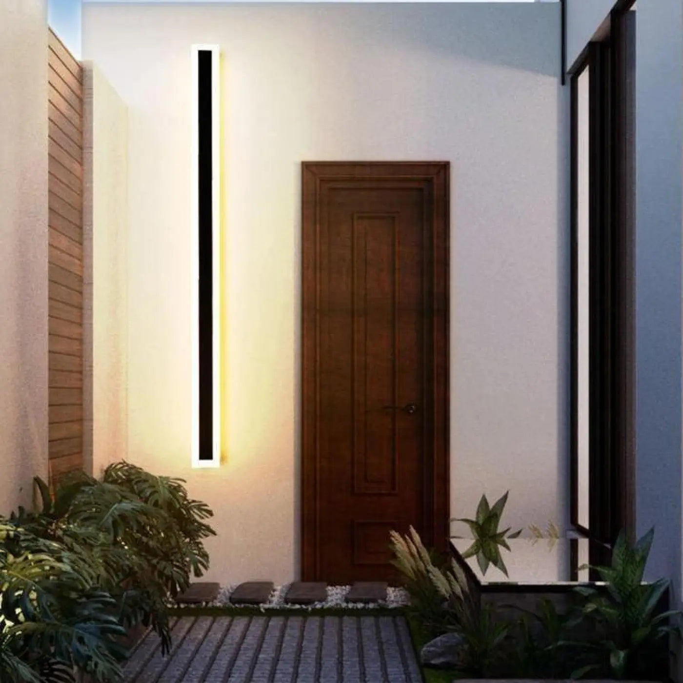 Outdoor LED Wall Light Black Aluminium Dimmable IP65 S to XXXXL
