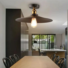 Industrial Vintage Ceiling Light E27 Aluminium Black Gold S/M/L/XL