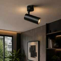 Industrial LED Ceiling Spotlight Black 7W 3000K 4000K IP20