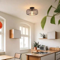 Forge — Industrial Black Ceiling Light, E27, Dimmable