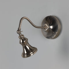 Adjustable Brass Wall Spotlight Solid Brass GU10 H18cm 4 Finishes