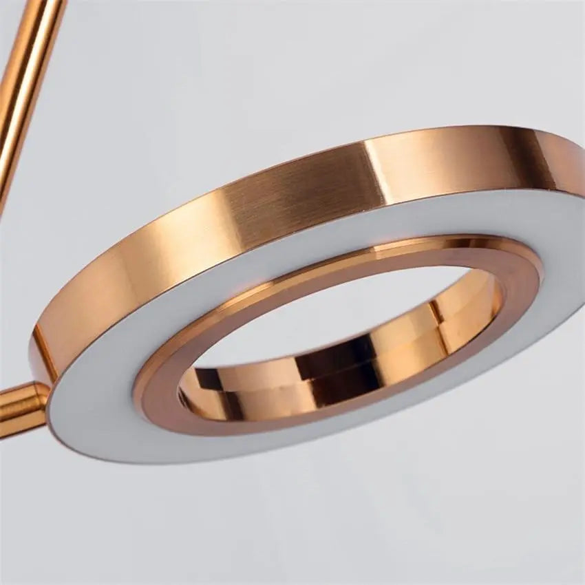 Double Ring LED Pendant Light Loft Style