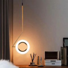 Double Ring LED Pendant Light Loft Style