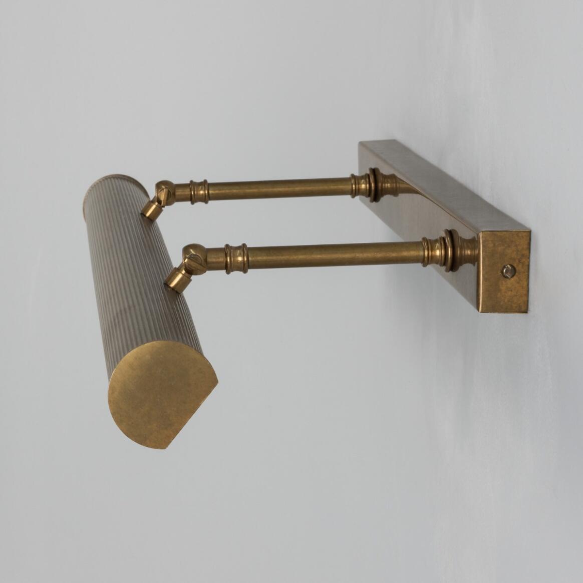 Adjustable Brass Picture Light Cylindrical Shade G9 3 Sizes 6 Finishes