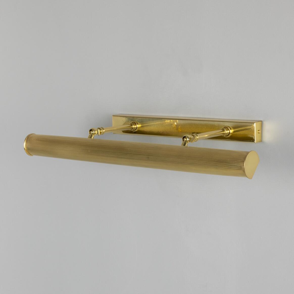 Adjustable Brass Picture Light Cylindrical Shade G9 3 Sizes 6 Finishes