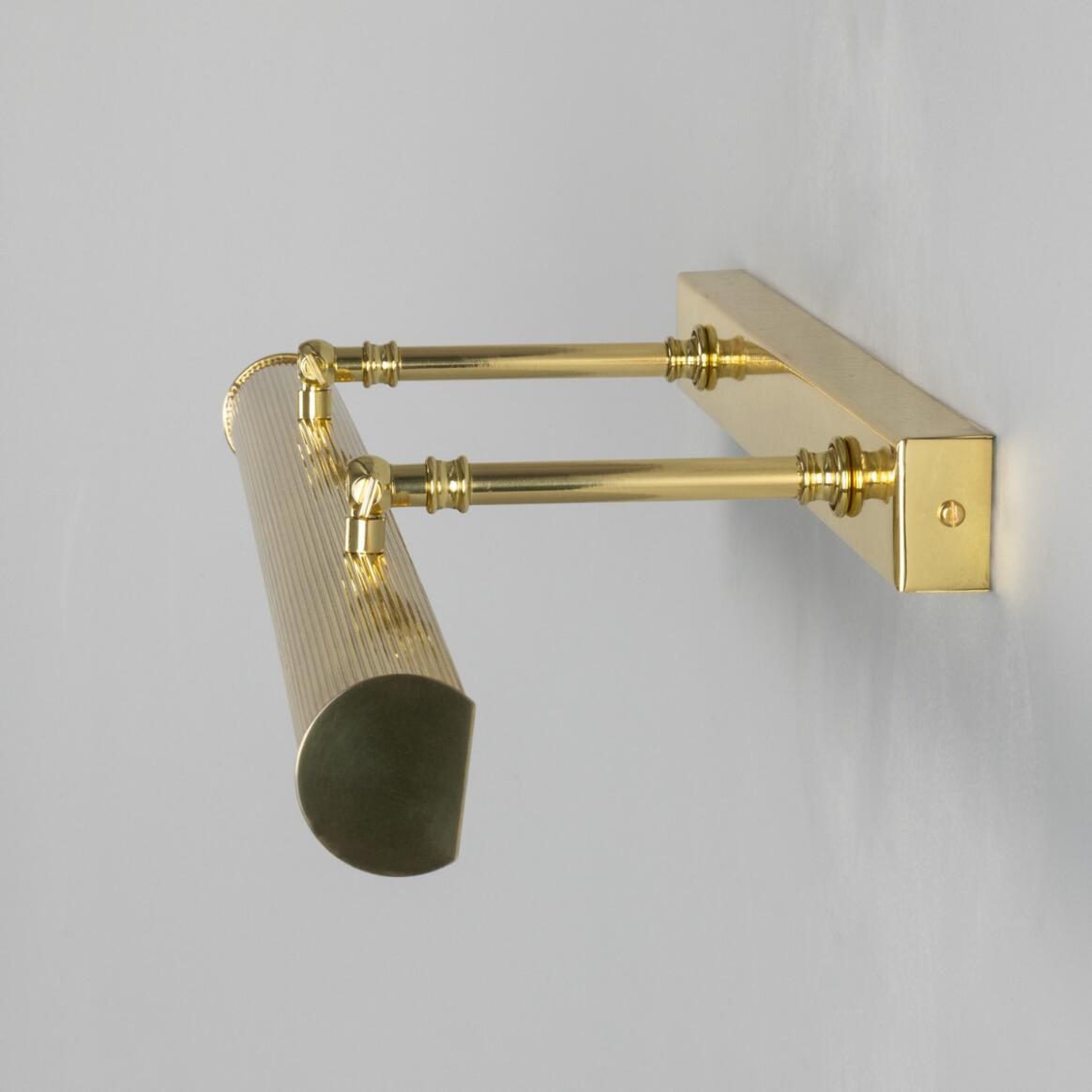Adjustable Brass Picture Light Cylindrical Shade G9 3 Sizes 6 Finishes