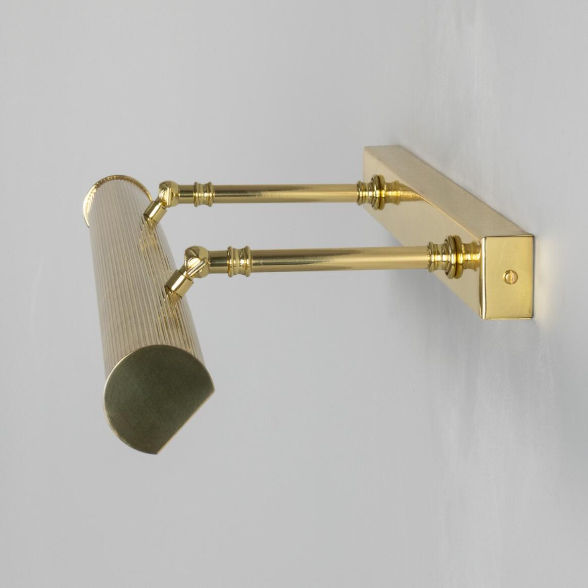 Adjustable Brass Picture Light Cylindrical Shade G9 3 Sizes 6 Finishes