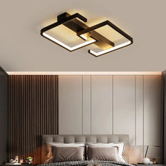 Black Geometric Minimalist Ceiling Light LED Dimmable