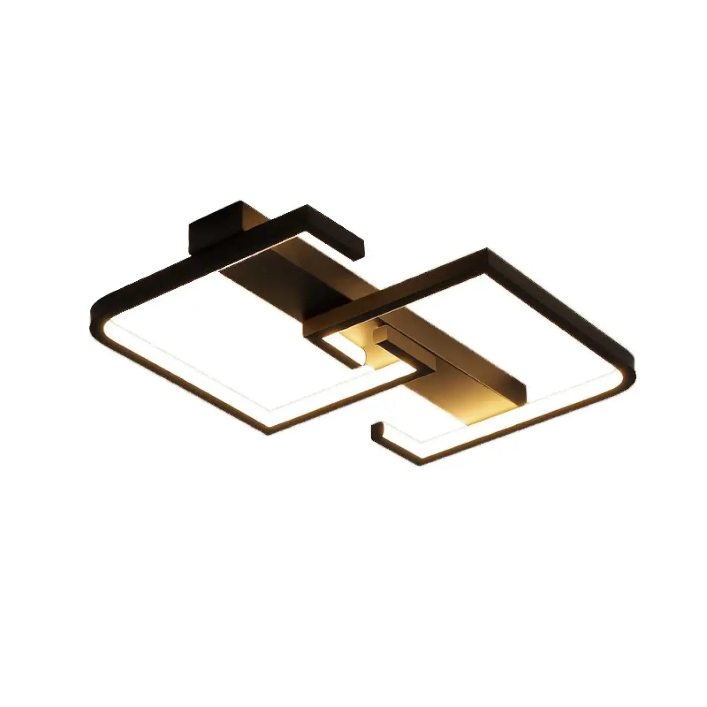Black Geometric Minimalist Ceiling Light LED Dimmable
