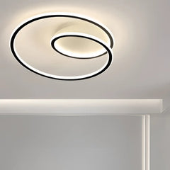 Black LED Ceiling Light Dimmable — 3 Sizes, 3000K–4000K