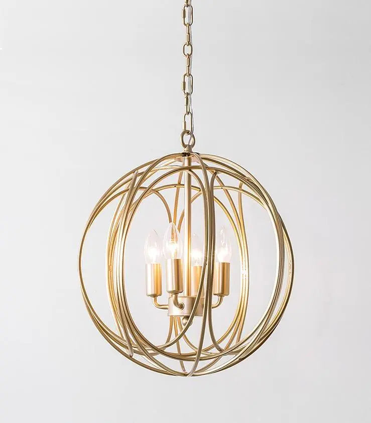 Modern Cage Pendant Light Painted Metal E27 IP44 Small Large