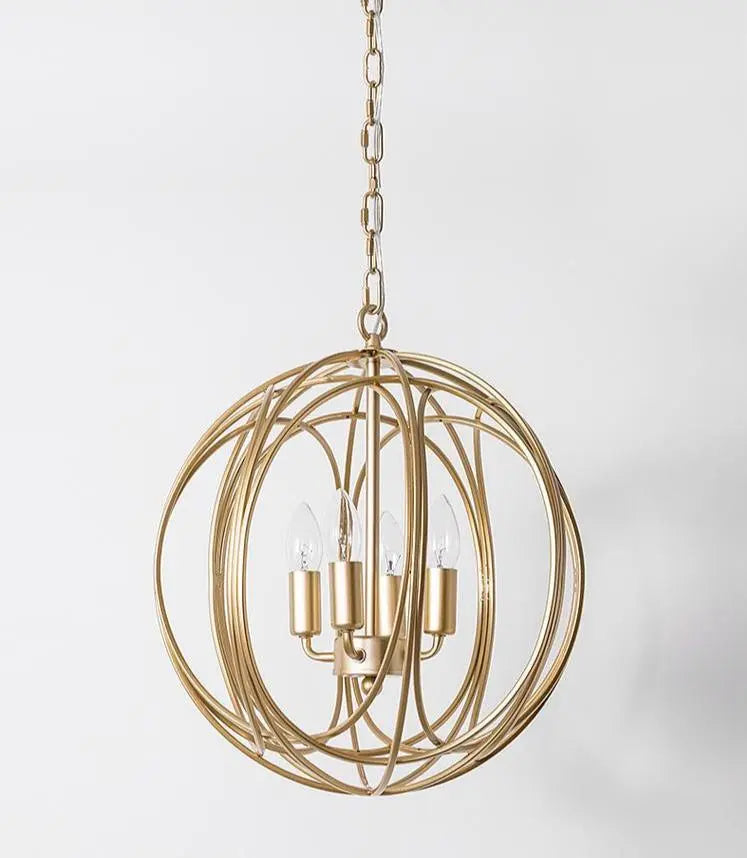 Modern Cage Pendant Light Painted Metal E27 IP44 Small Large