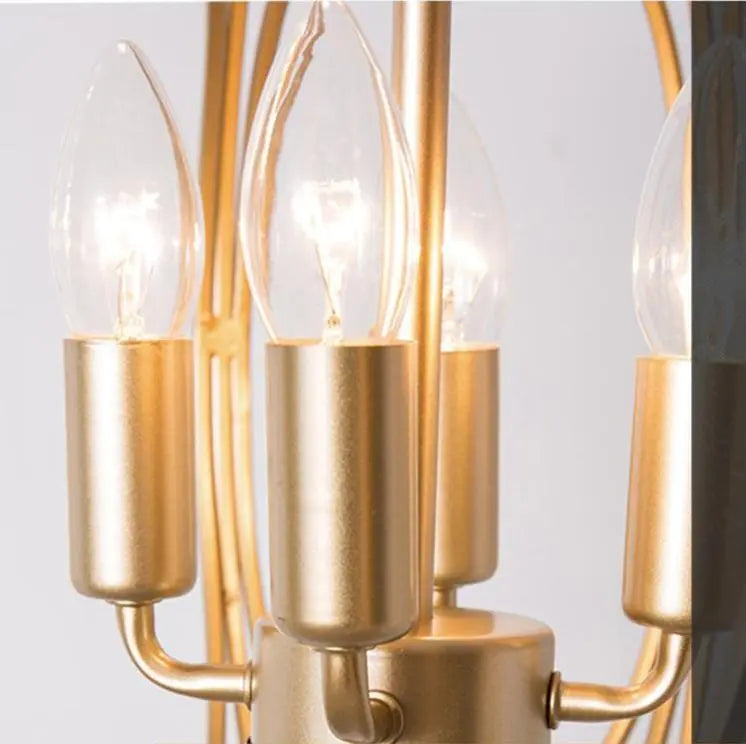 Modern Cage Pendant Light Painted Metal E27 IP44 Small Large