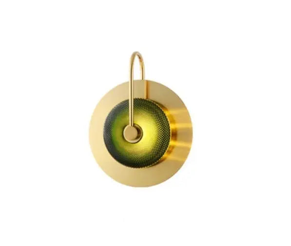 Circular Art Deco Wall Light Iron 30cm or 58cm