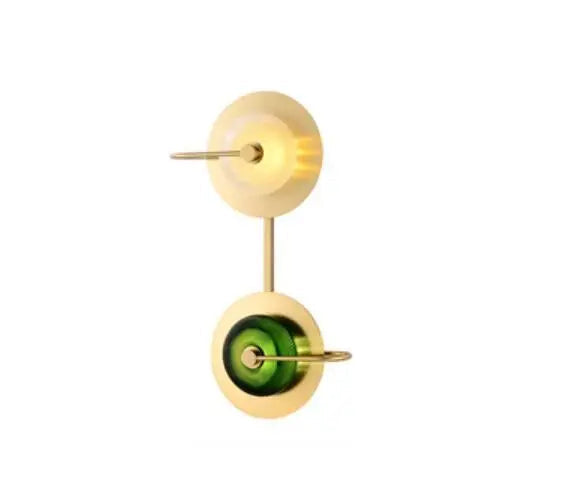Circular Art Deco Wall Light Iron 30cm or 58cm