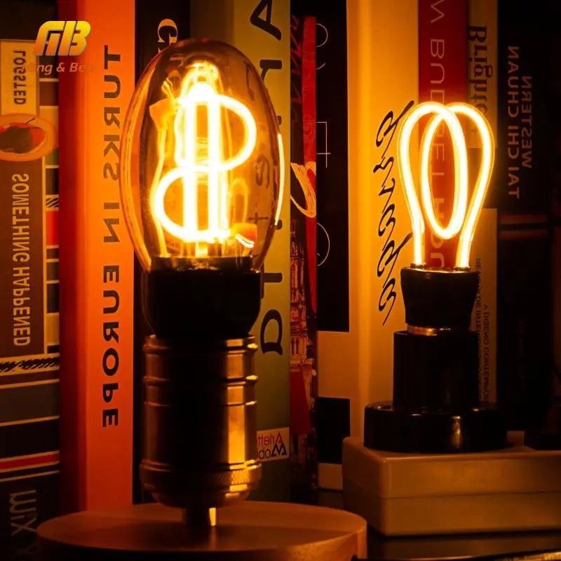 Vintage Filament LED Bulb E27 2300K 13 Models 3–8W