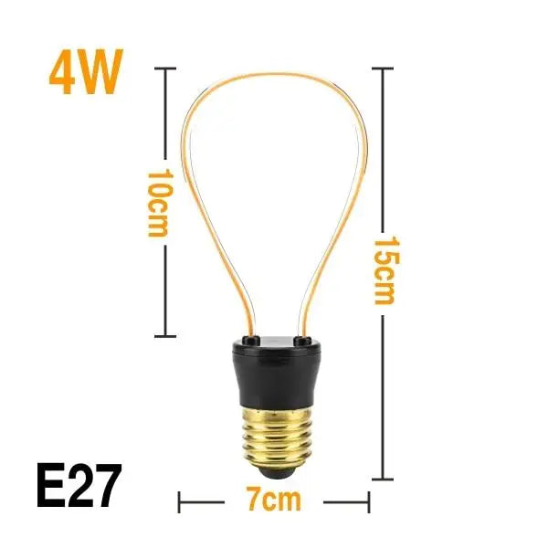 Vintage Filament LED Bulb E27 2300K 13 Models 3–8W
