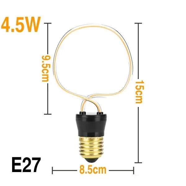 Vintage Filament LED Bulb E27 2300K 13 Models 3–8W