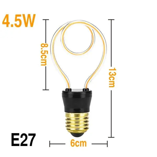 Vintage Filament LED Bulb E27 2300K 13 Models 3–8W