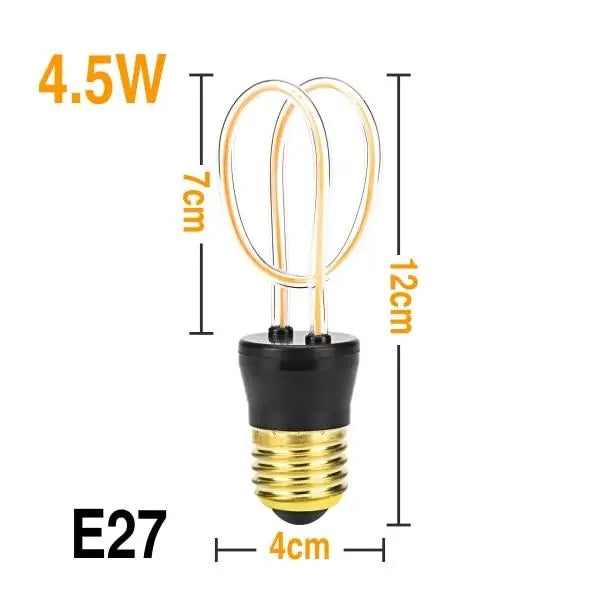 Vintage Filament LED Bulb E27 2300K 13 Models 3–8W