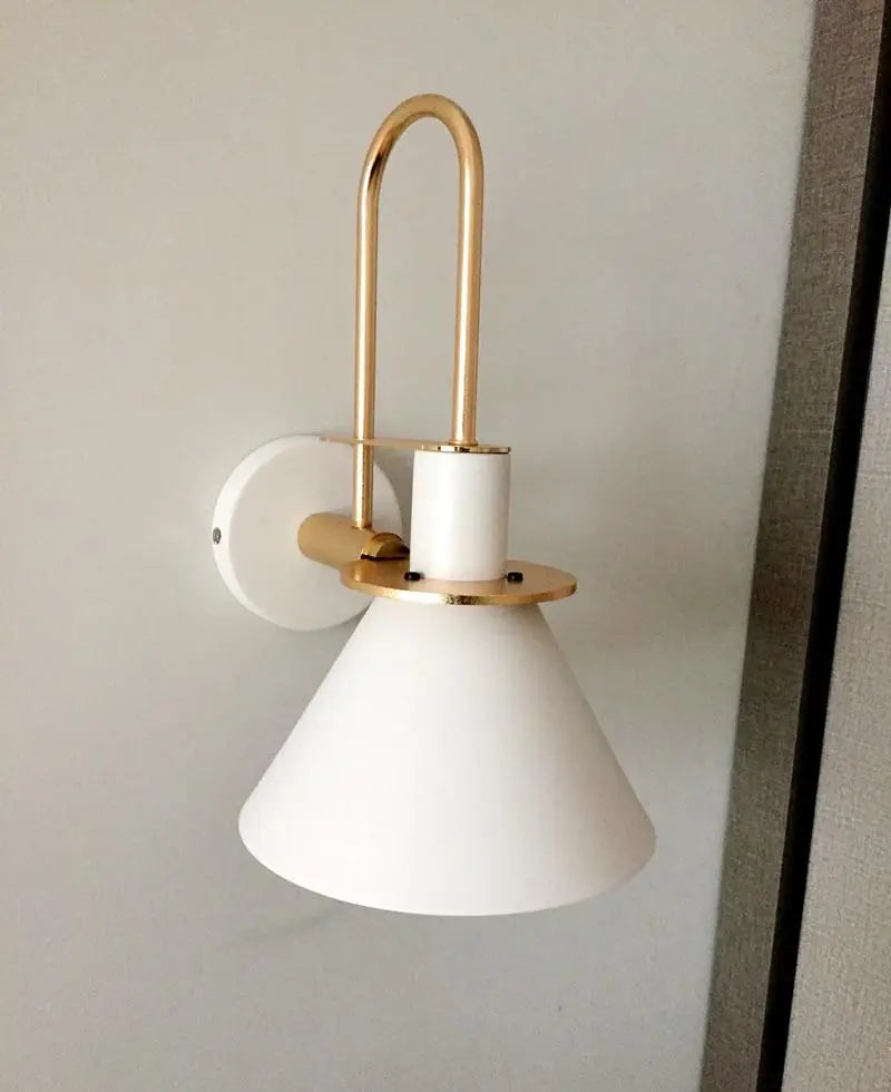 Nordic Adjustable Angled Wall Light Metal E27 — Swivel Head, 30×18 cm