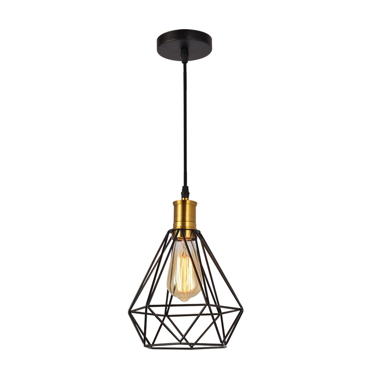 Industrial Cage Pendant Light