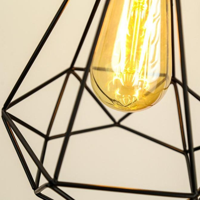 Industrial Cage Pendant Light