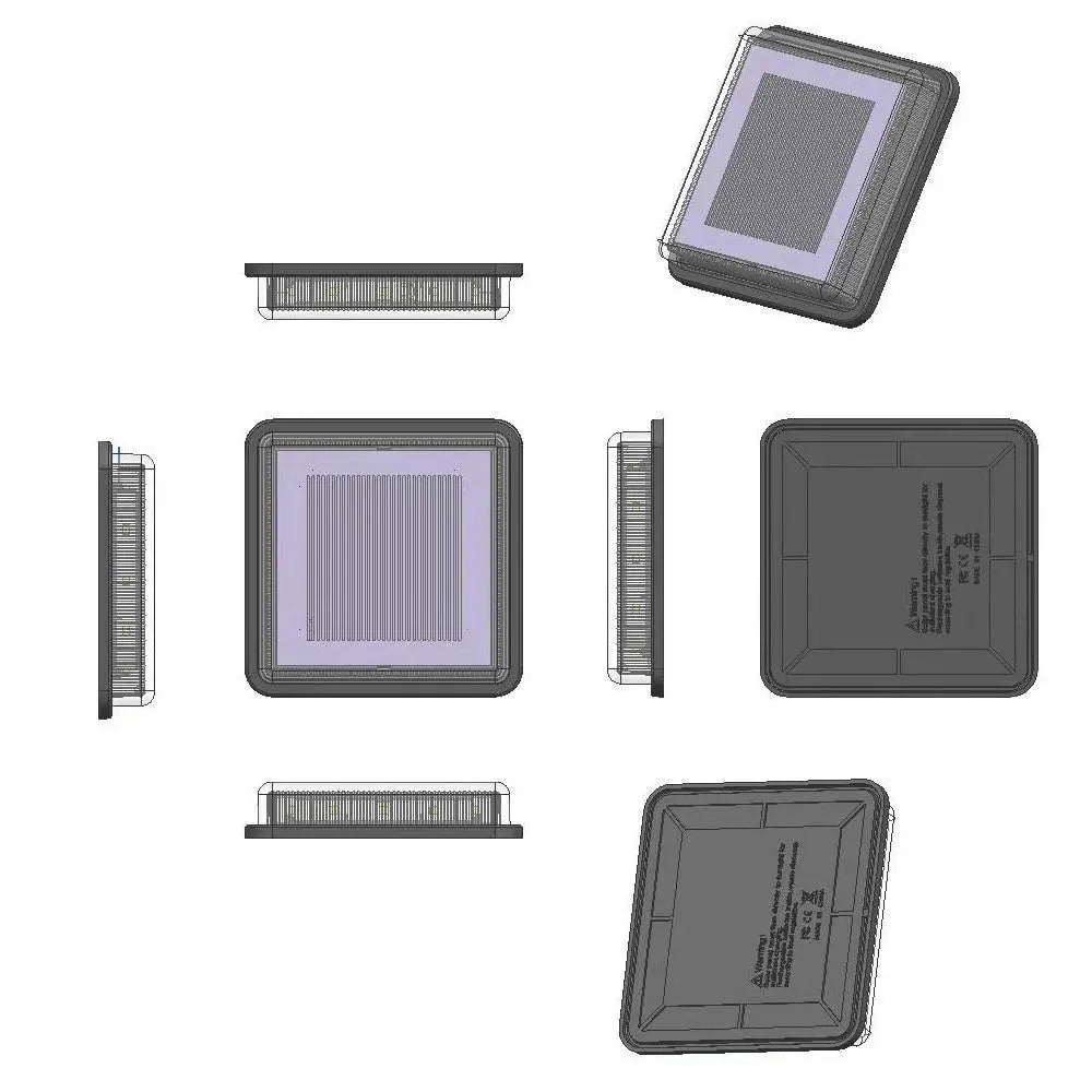 Solar In-Ground Recessed Light, IP67, Walkable, Twilight Sensor, Stainless Steel