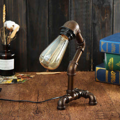 Industrial Style Desk Lamp All-Metal Steampunk Vintage E27 Hand-Assembled
