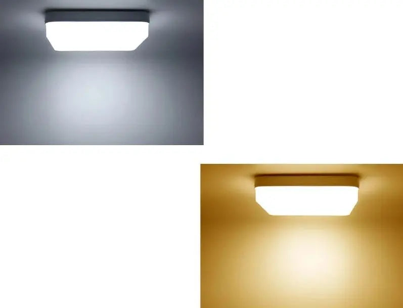 Square LED Ceiling Light Flush Mount — 4 Sizes, Warm or Cool White