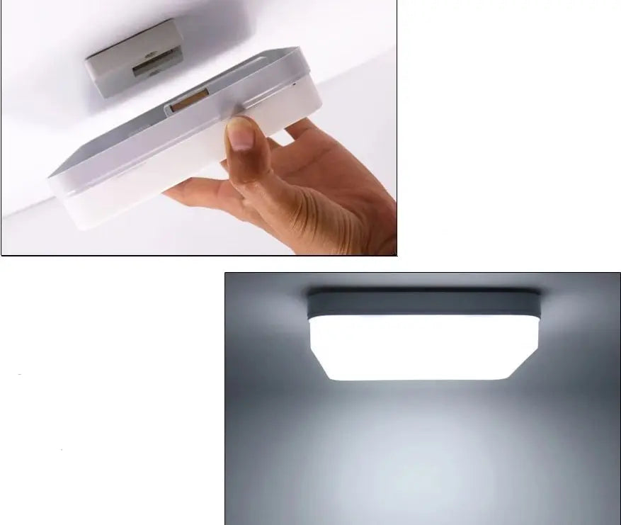 Square LED Ceiling Light Flush Mount — 4 Sizes, Warm or Cool White