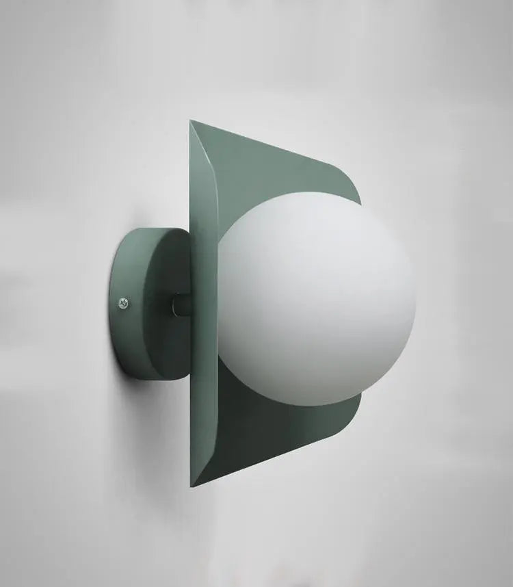 Candy Nordic Wall Light Iron Acrylic LED Grey Pink Yellow Green