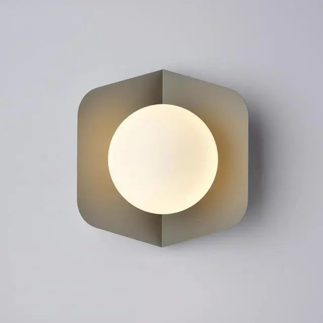 Candy Nordic Wall Light Iron Acrylic LED Grey Pink Yellow Green