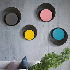 Macaroon Moon LED Wall Light Metal Acrylic IP44