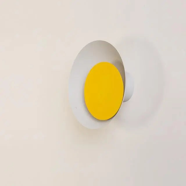 Macaroon Moon LED Wall Light Metal Acrylic IP44