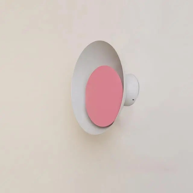 Macaroon Moon LED Wall Light Metal Acrylic IP44